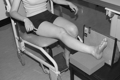 Radiografie de profil cu fascicul orizontal a gleznei (articulației talocrurale) prin aparat gipsat