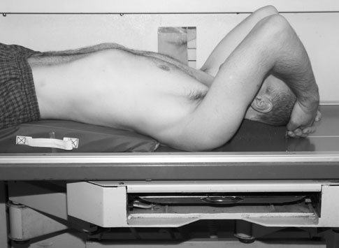 Figura 5: Aspect radiografic / Poziționare (Clark Ed. 12)