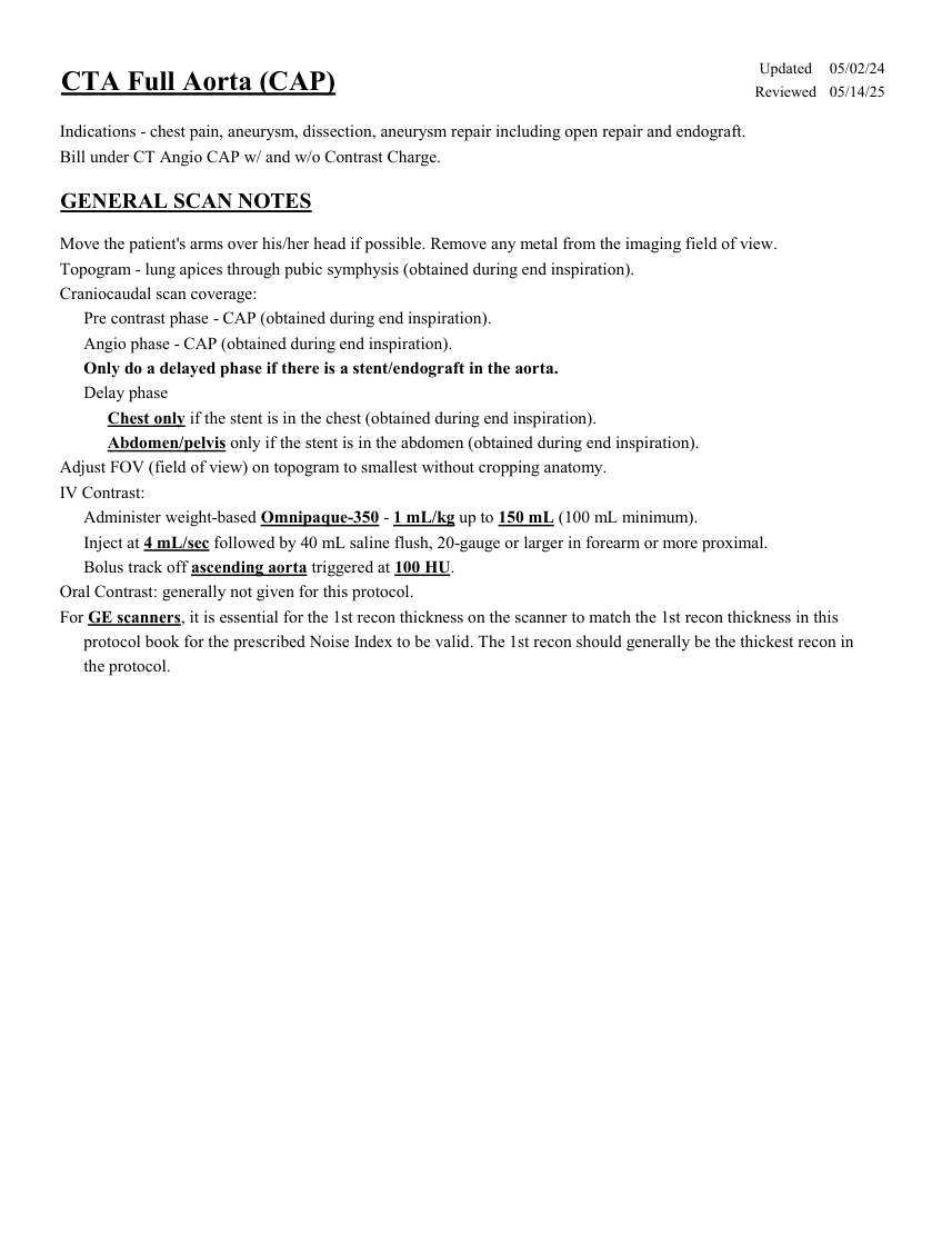 Aortă completă (torace, abdomen și pelvis) — pagina 1