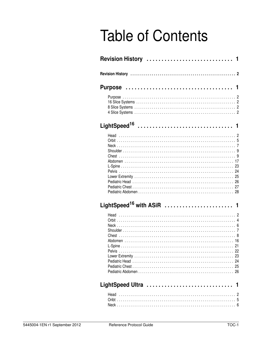 Parametri aparat: GE LightSpeed 16 Protocols — pagina 3
