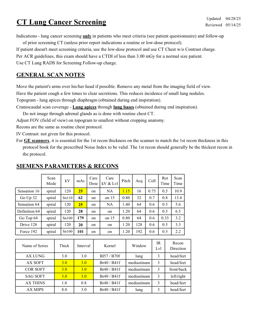 Screening cancer pulmonar — pagina 1