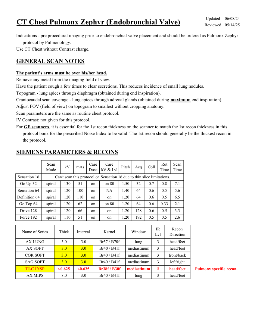 Torace: Pulmonx Zephyr — pagina 1