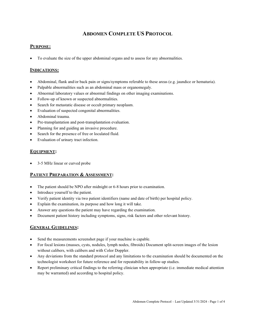 Abdomen complet — pagina 1
