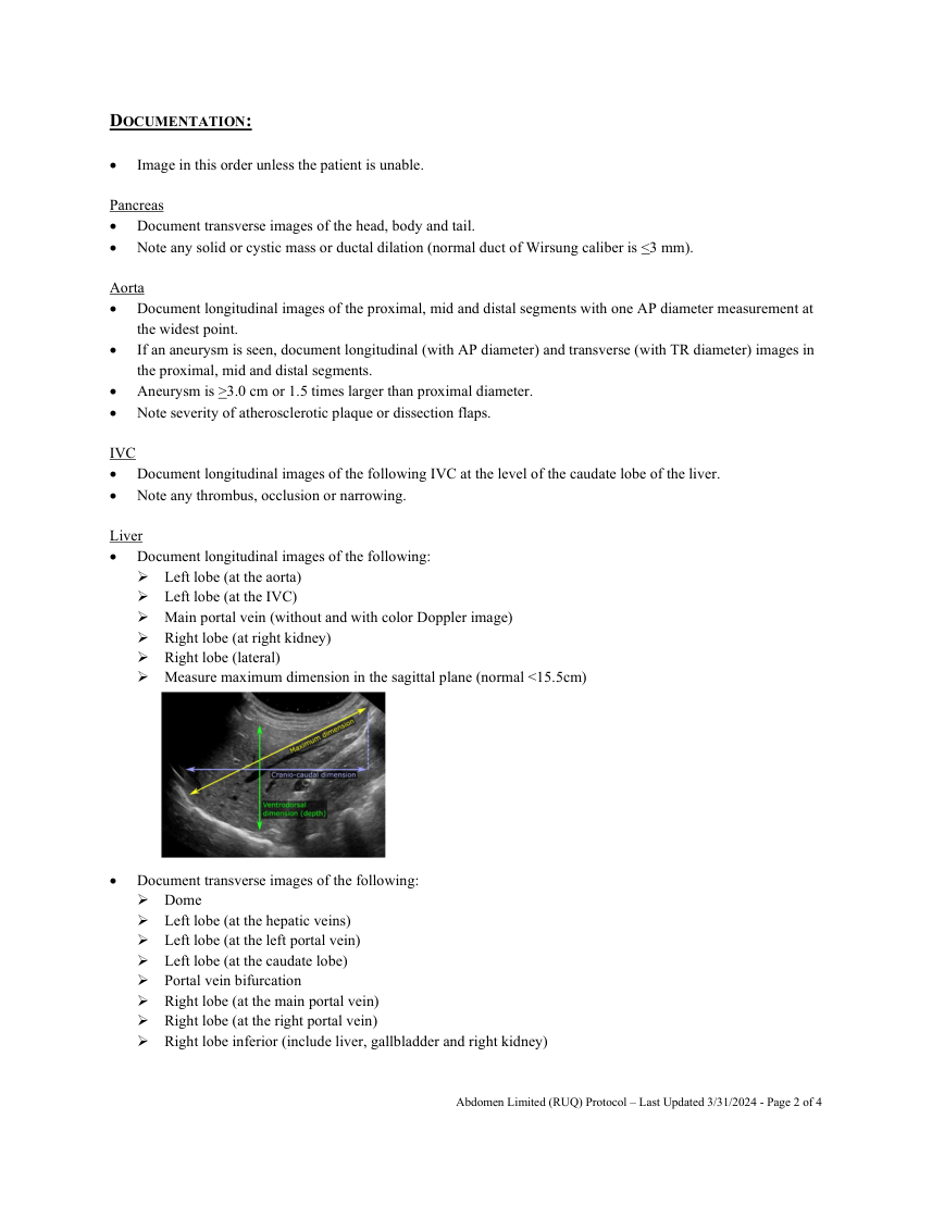 Abdomen țintit: cadran superior drept — pagina 2