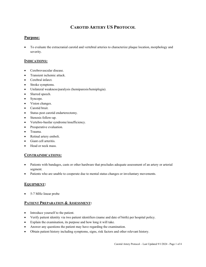 Artere carotide — pagina 1