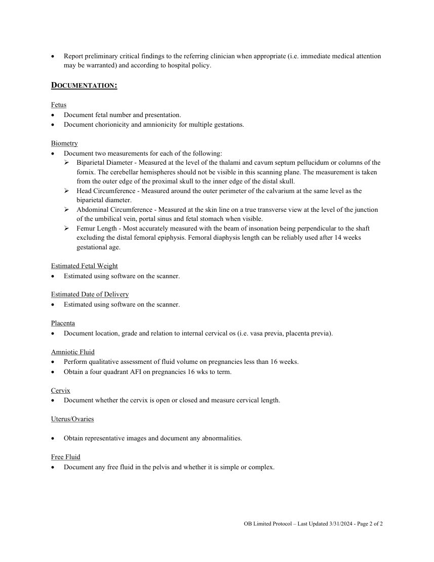 Examinare obstetricală limitată — pagina 2