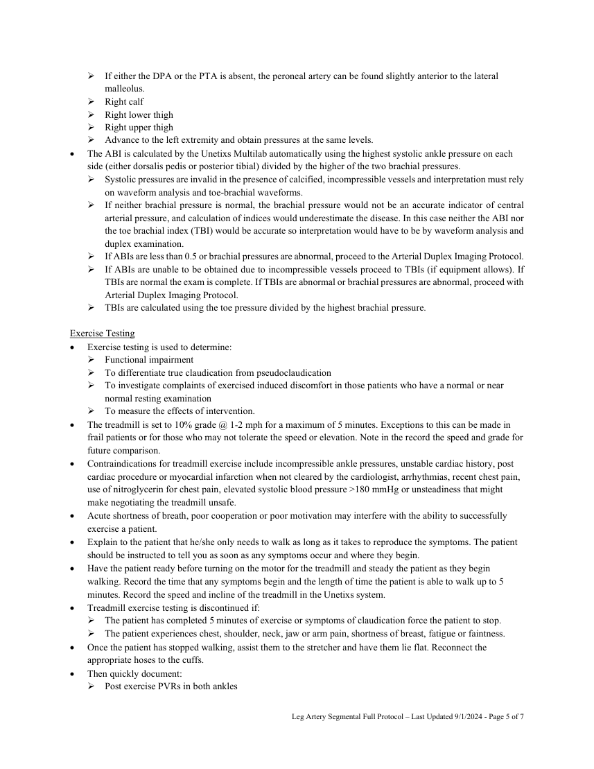 Presiuni segmentare complete: membru inferior — pagina 5