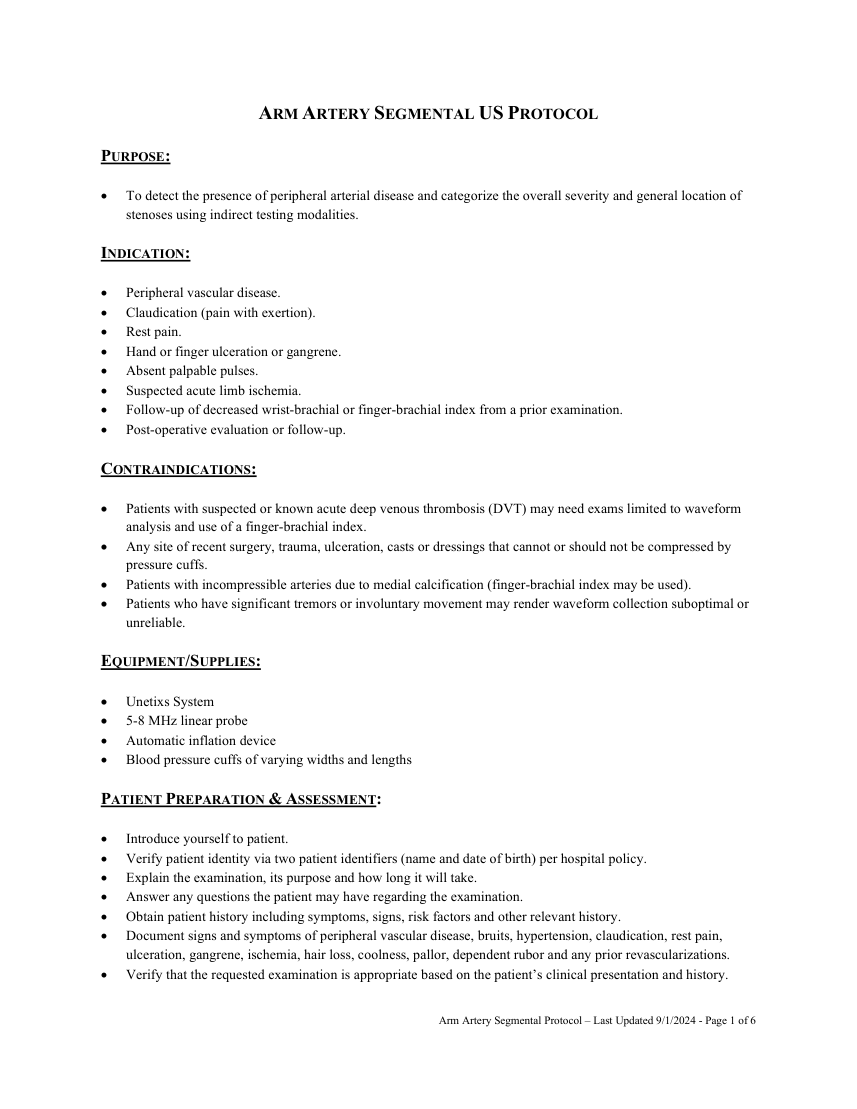 Presiuni segmentare: membru superior — pagina 1