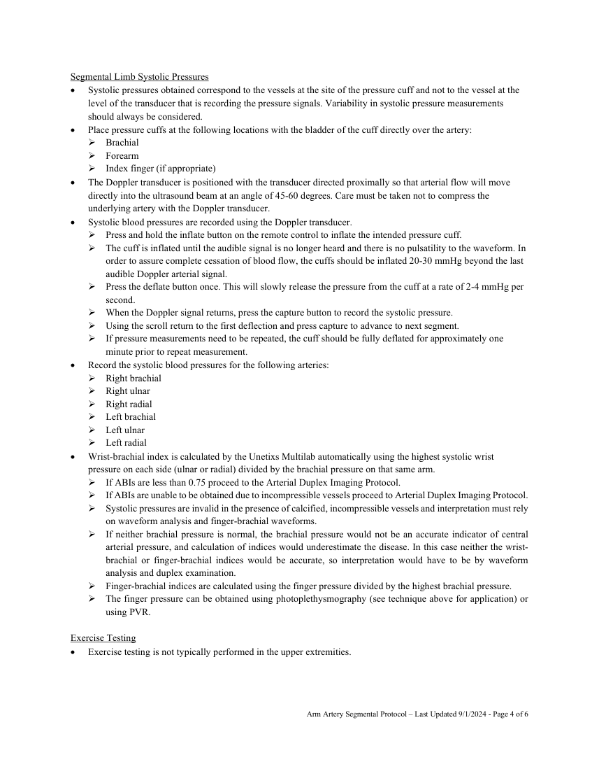 Presiuni segmentare: membru superior — pagina 4