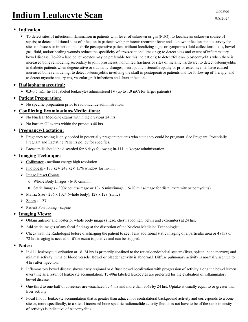 Leucocite marcate cu indiu — pagina 1