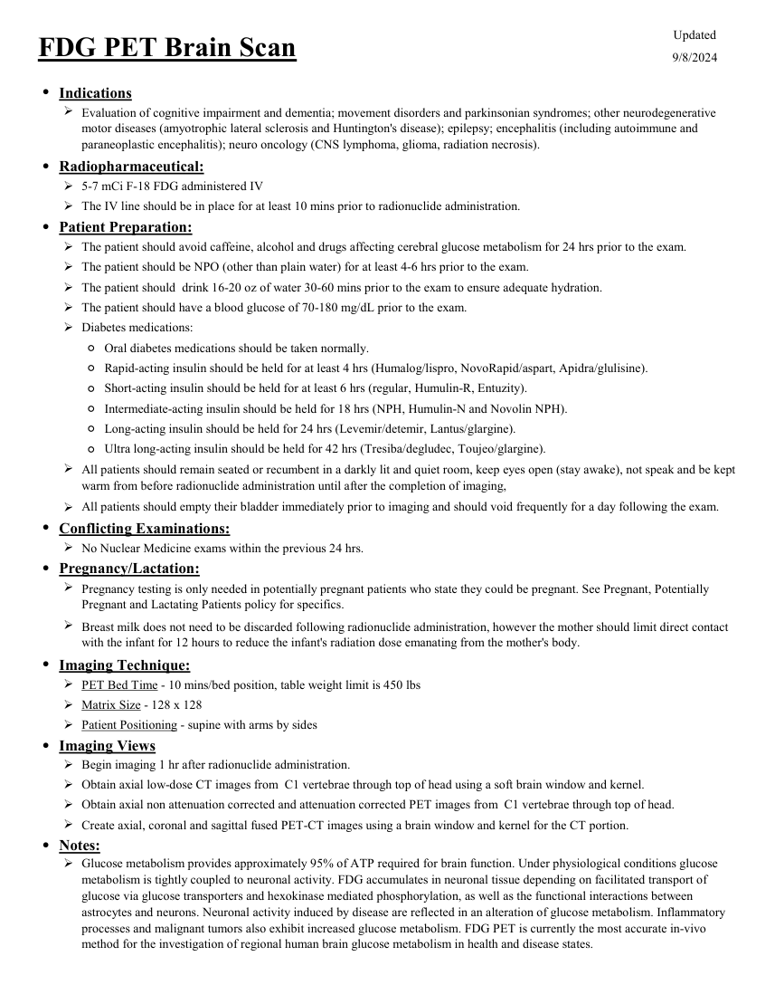 PET cerebral cu FDG — pagina 1