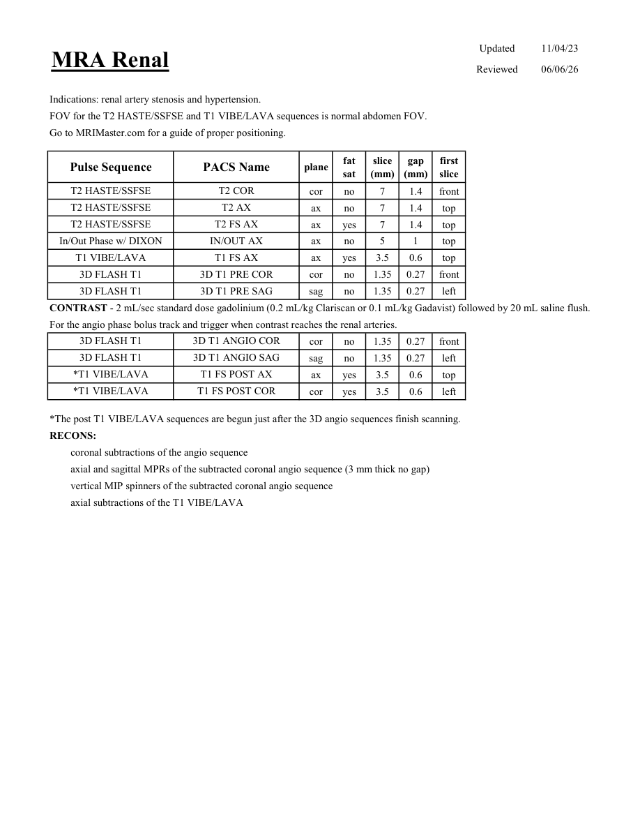 Angio-IRM renal — pagina 1